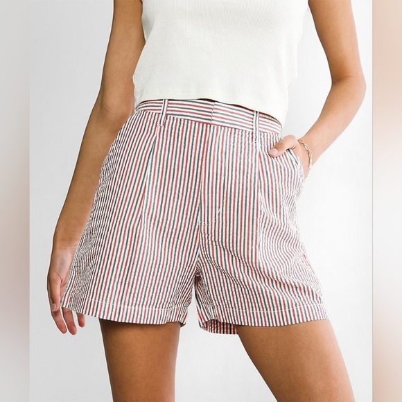 Brixton Victory Trouser Short - Striped